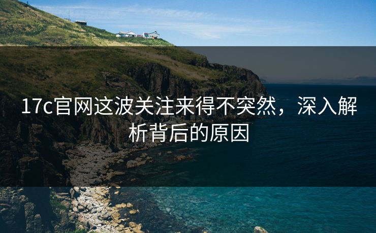 17c官网这波关注来得不突然，深入解析背后的原因