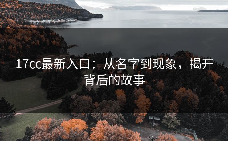 17cc最新入口:从名字到现象,揭开背后的故事
